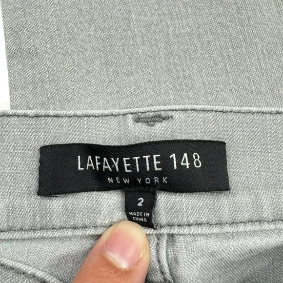 Lafayette 148 Thompson Slim Straight Jeans - Picture 4 of 11